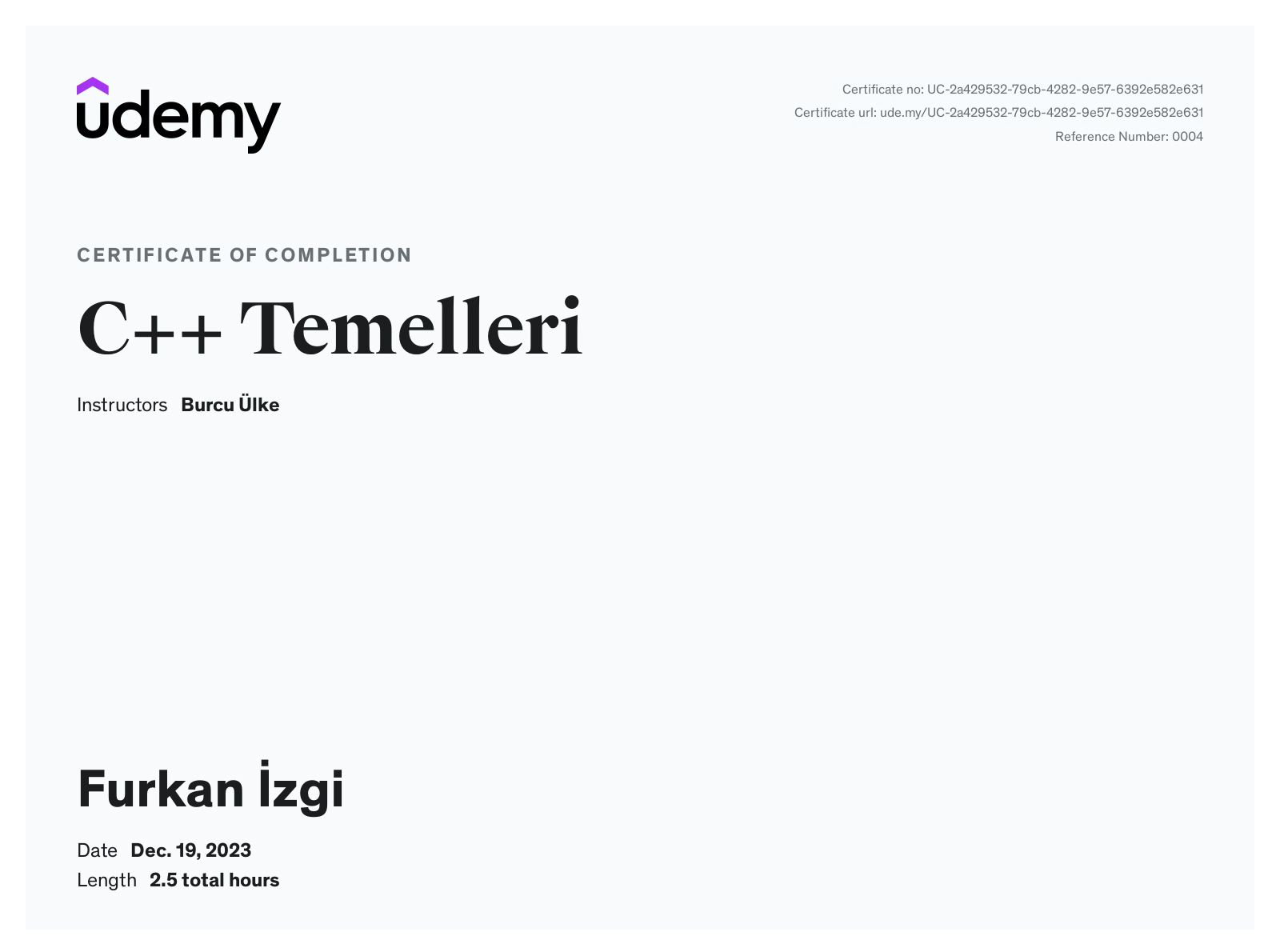 C++ Temelleri